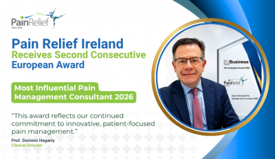 Pain Relief Ireland Receives Second Consecutive European Award